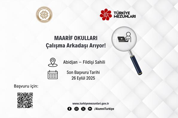 Fildişi Sahili Maarif Okulları İdari Asistan Arıyor