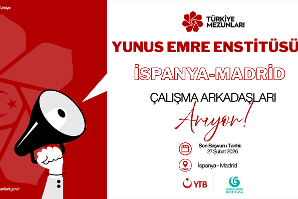 MADRİD YUNUS EMRE TÜRK KÜLTÜR MERKEZİ ÇALIŞMA ARKADAŞLARI ARIYOR