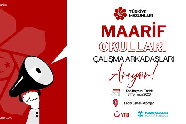 Fildişi Sahili Uluslararası Maarif Okulları Çalışma Arkadaşları Arıyor!