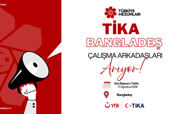 TİKA BANGLADEŞ PROGRAM KOORDİNASYON OFİSİ ÇALIŞMA ARKADAŞLARI ARIYOR