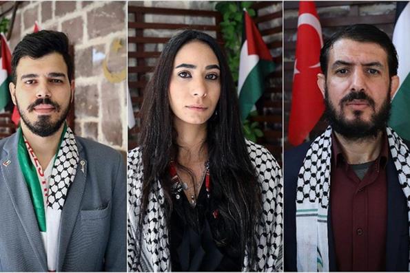 YTB'nin 'Türkiye Bursları' İle Eğitim Alan Filistinli Öğrenciler İsrail'in Saldırılarına Tepkilerini Paylaştı