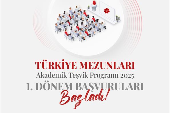 Türkiye Mezunları Akademik Teşvik Programı 2025 1. Dönem Başvuruları Başladı